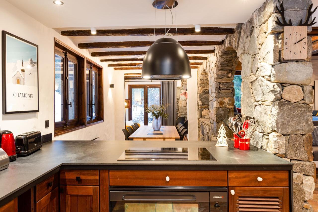 Chalet Les Praz - 280Sqm - Sauna Cinema Fitness - 5 Bedrooms In Heart Of Les Praz - By Cozee Rentals Chamonix Esterno foto