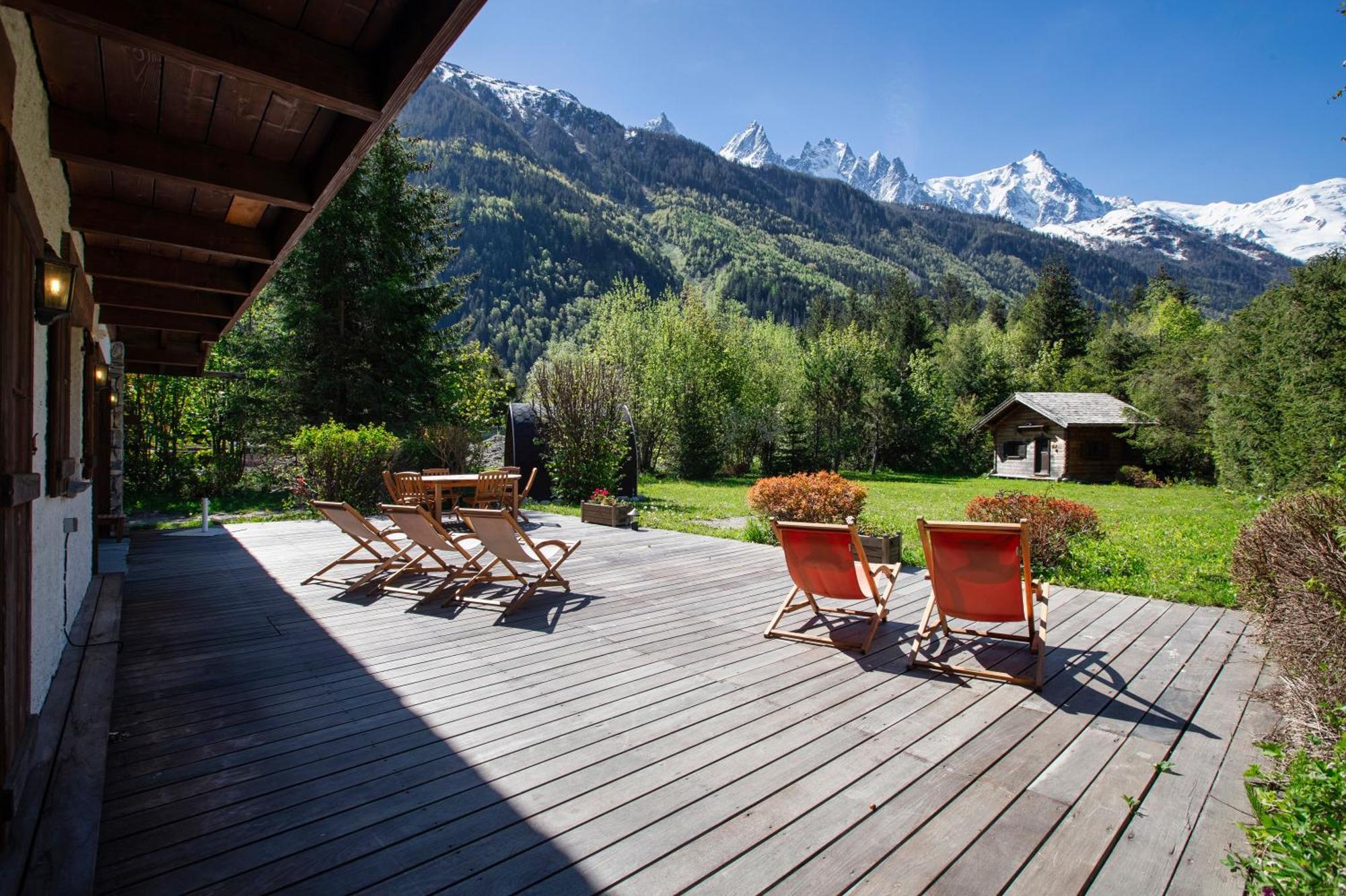 Chalet Les Praz - 280Sqm - Sauna Cinema Fitness - 5 Bedrooms In Heart Of Les Praz - By Cozee Rentals Chamonix Esterno foto